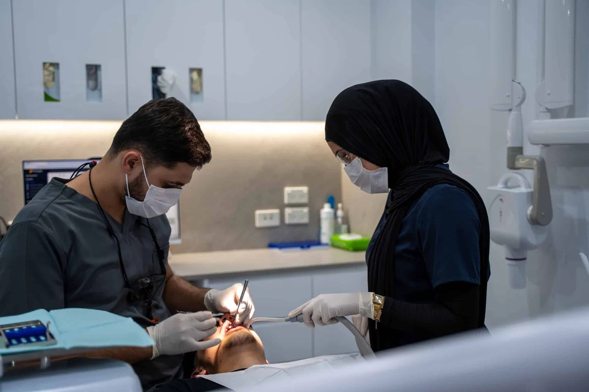 The Hayat Dental team providing care