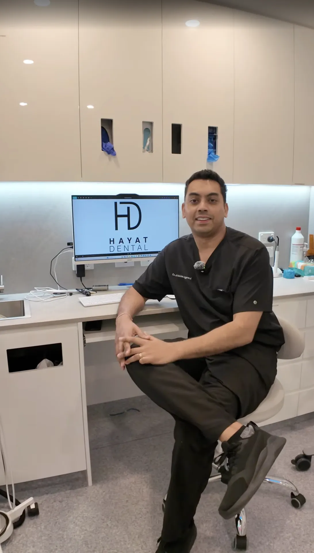 Dr Abhishek Aggarwal at Hayat Dental